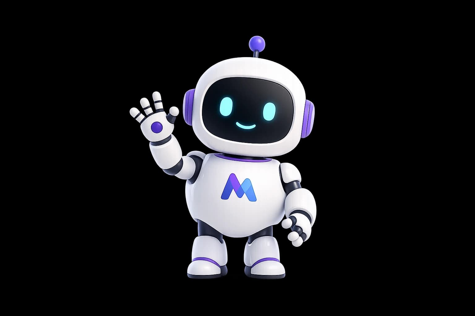 Manabgro developer assistant mascot waving